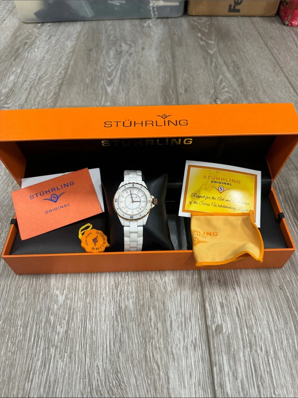 STÜHRLING ORIGINAL Fusion 374 Quartz 39mm Fashion Watch Rose Gold